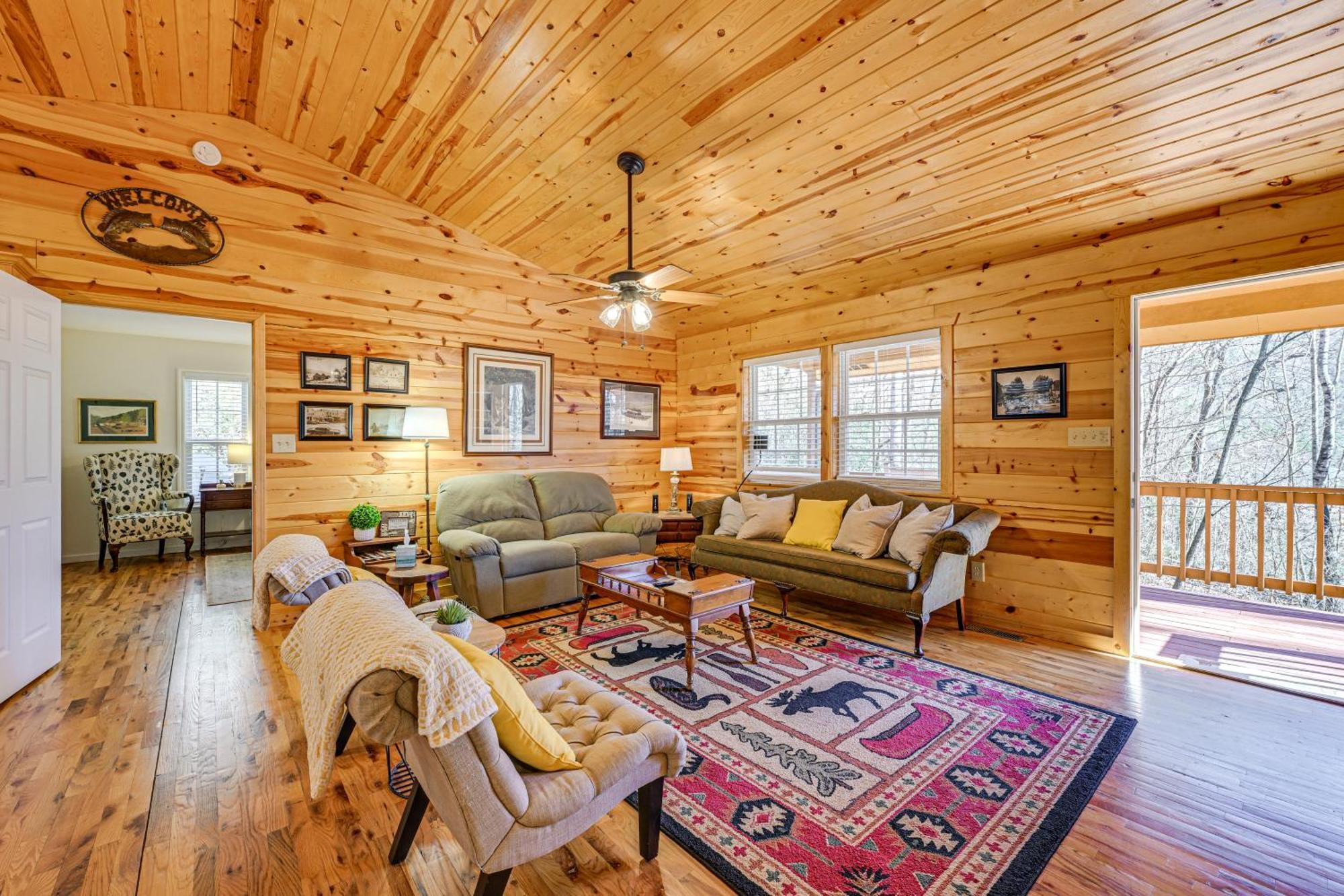 Pet-Friendly Mountain Cabin With Ramp Access! Clayton Exterior foto